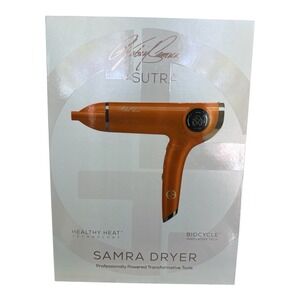 New SUTRA The SAMRA Dryer Professional Ionic Hair Dryer Healthy Heat Tech Orange